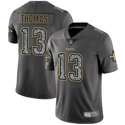 Men New Orleans Saints Limited Gray Michael Thomas Jersey NFL Football #13 Static Fashion Jersey